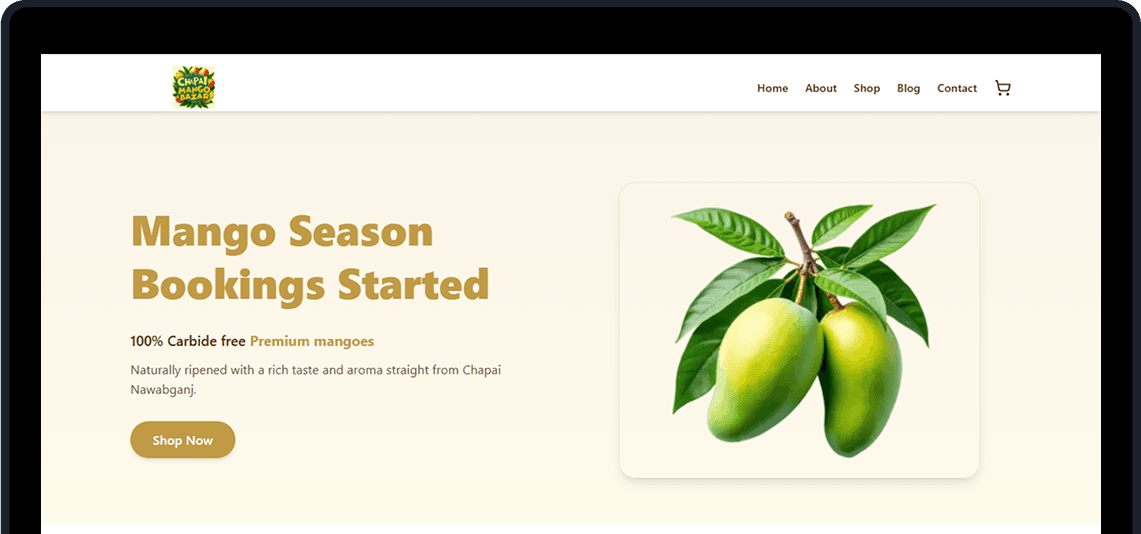 Chapai Mango Bazar - Premium Mango Marketplace